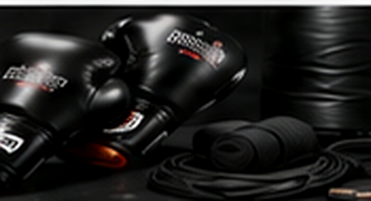 Boxing gloves, wraps and skipping rope used in boxing and conditioning classes